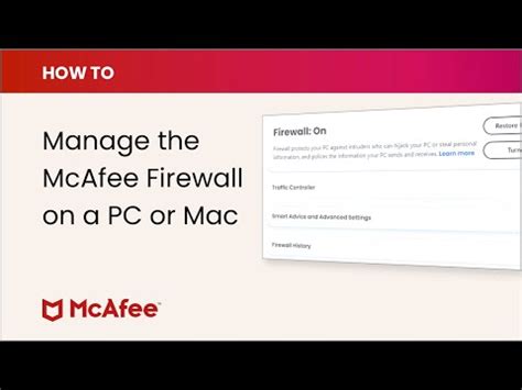 mcafee firewall not turning on mac|mcafee personal firewall manage.